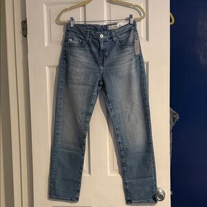 AG Adriano Goldschmied Light Blue Boyfriend Jeans
